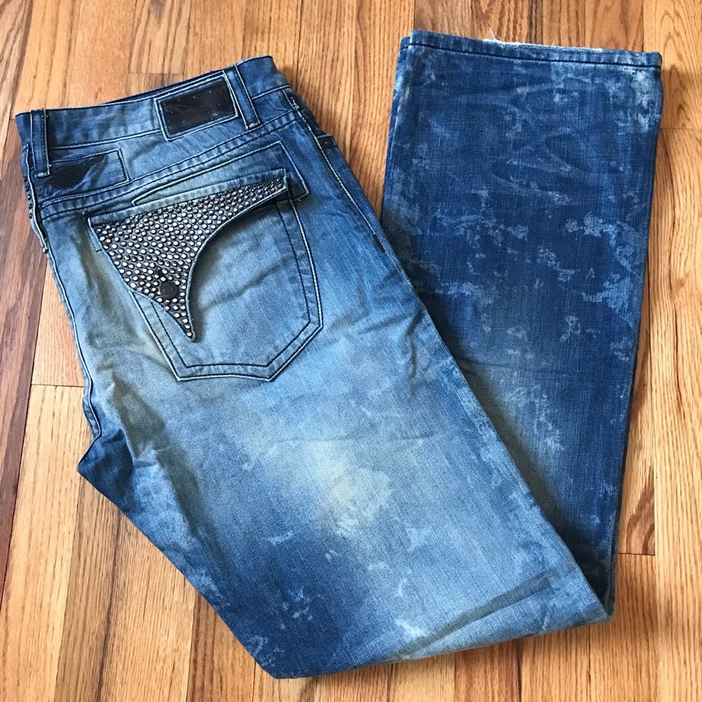 Men’s designer Robin’s Jeans sz 38x36 worn once